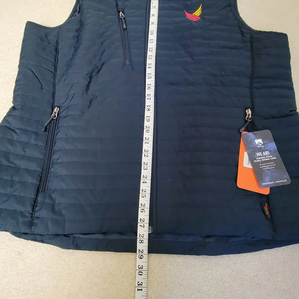 NWT Storm Creek Katrina Women's 2X Quilted Vest Insulated Water Resist Navy Blue - Picture 10 of 16